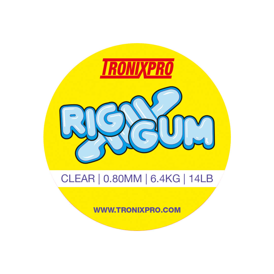 Tronixpro Rig Gum, Clear, 0.80mm, 6.4kg