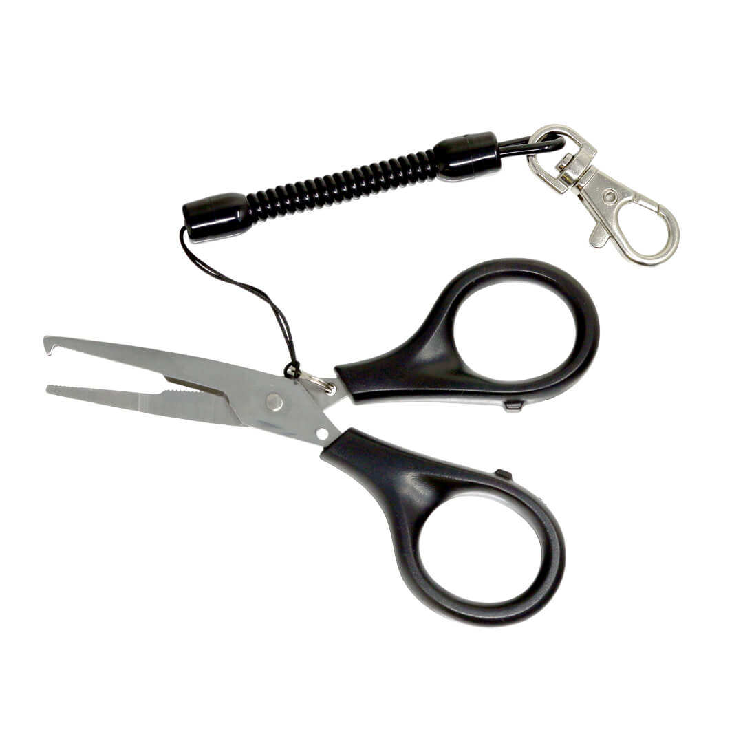 Axia Fishing Line and Braid Scissors With Intergrated Split Ring Pliers