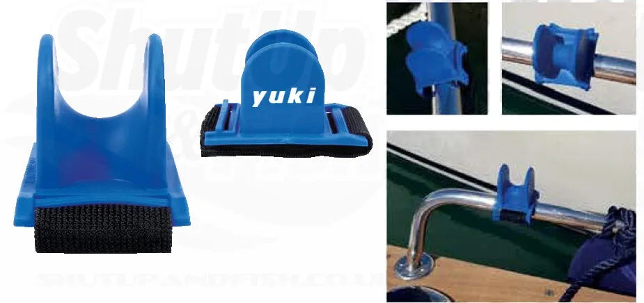 Yuki Fishing Rod Guard Rest Support Mount For Boat or Pier Rails