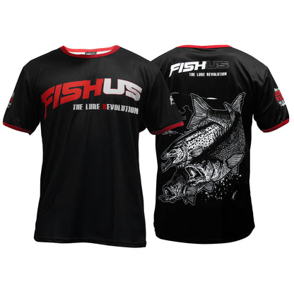 Fishus Lures Breathable Short Sleeve Fishing Shirt