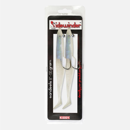 Sidewinder Lures Pearl Sandeel Fishing Lures