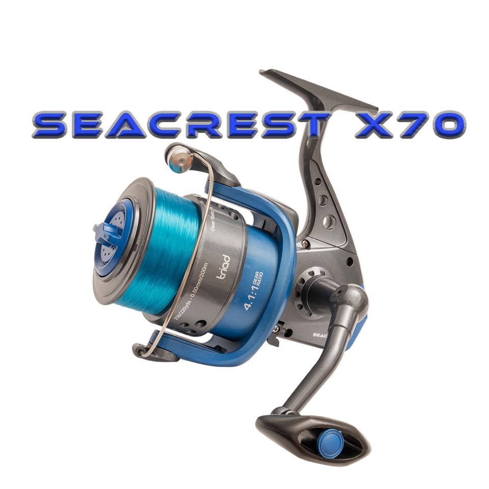 Triad Seacrest X70 Fixed Spool Loaded With 20lb Mono