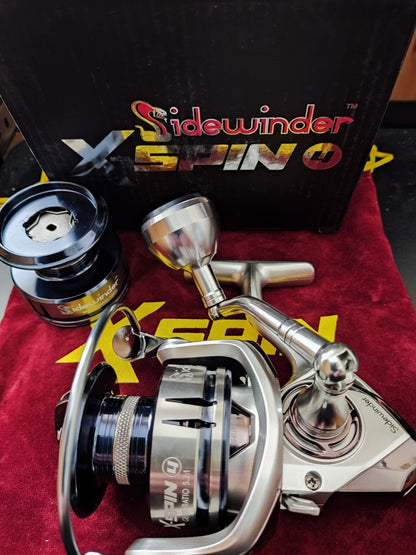 Sidewinder X-Spin Fixed Spool Lure Fishing Reels