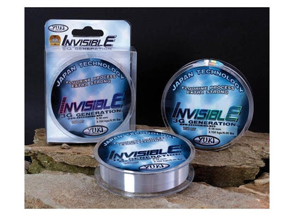 Yuki 3G Invisible Nylon Fishing Line 300m Spools - Free Spool Band In Every Pack